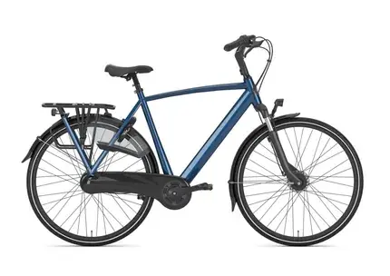 GAZELLE Orange C7+ Heren Mallard Blue Glans 57cm 2025 Uitverkoop