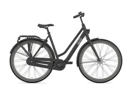 GAZELLE Esprit Dames Black Mat 54cm 2025 Finale Uitverkoop