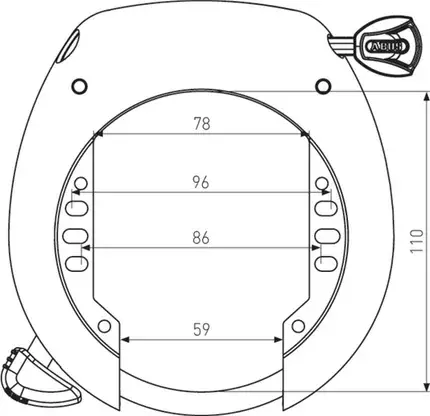 Speciale Aanbieding ABUS ringslot Shield XPlus 5755L ART 2 OEM