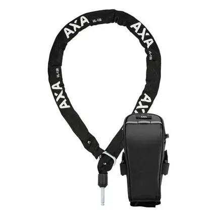 Gratis Retour AXA insteekketting ULC 5,5/130 zwart met zadeltas