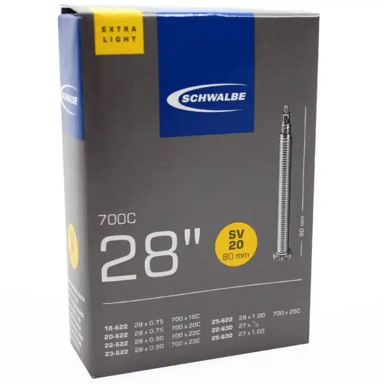 Express Levering Schwalbe SV20 80mm Extra-Light (28×0.90/1.10)