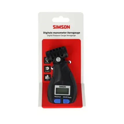 Gecertificeerd SIMSON Digitale manometer Simson Aerogauge