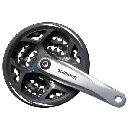 SHIMANO crankstel Altus M311 7/8sp 42/32/22T zwart Speciale Aanbieding