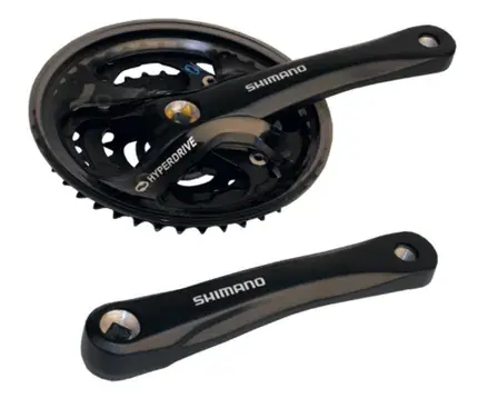SHIMANO Crankstel Acera M361 7/8-Sp Zw ZWART Lage Prijs