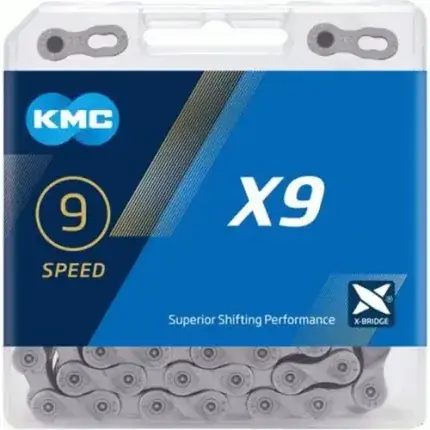 Seizoensaanbieding KMC ketting X9 grey 114s