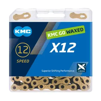 Bestel Nu KMC X12 Ti-N Gold x 126L/Box Waxed