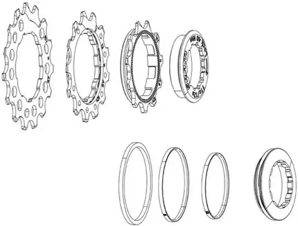 Sram vervangingsset 11t-13t-15t pg1210/pg1230 eagl Shop Nu