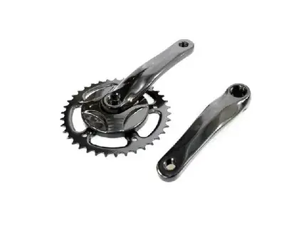 Op = Op UNBRANDED crankstel 38t 152 m disc aluminium zwart