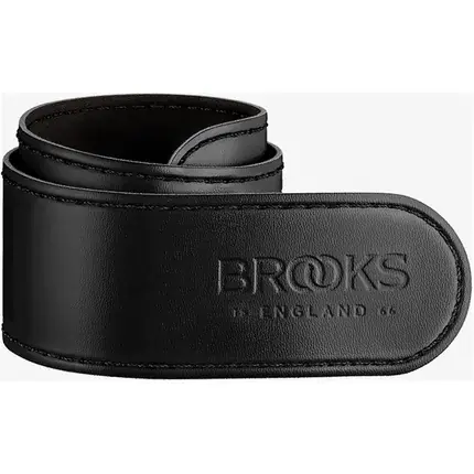 BROOKS Brooks broekklem leer black Bestseller