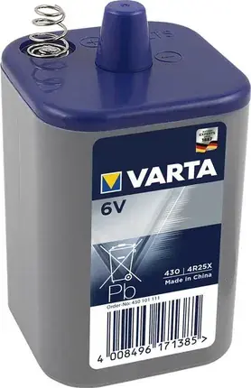 Gratis Retour VARTA BATT VA 4R25X BLOK 6V
