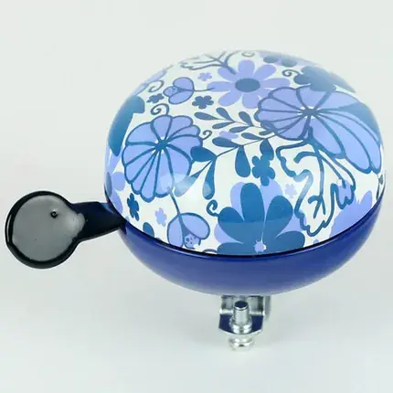 Dagaanbieding WIDEK Widek bel Ding Dong delfts blauw bloem op kaart