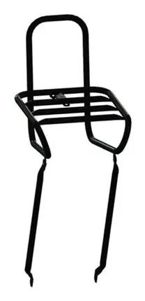 STECO Voordrager 26"/28" Smooth 25 cm - glanzend zwart Must-Have