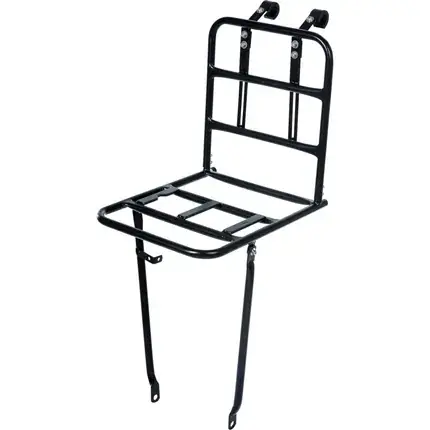 Superprijs BASIL FRONT CARRIER L VOORDRAGER ZWART
