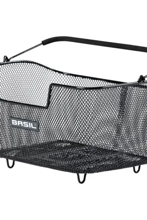 Tijdelijk Beschikbaar Basil mand Base M 14L afn zwart 43x30x24cm