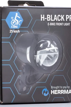 Bestseller Herrmans koplamp H-Black Pro 6-12v E-bike