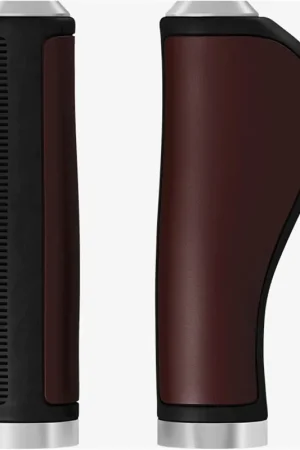 Brooks handvatten Ergonomic Leather grip 130mm a.brown Lage Prijs