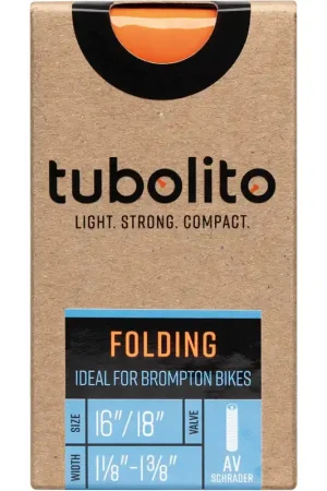 Tubolito binnenband Folding 16/18 x 1 1/8 – 1 3/8 av 40mm Hoge Kwaliteit