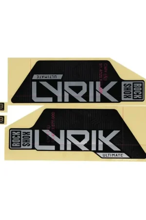 Speciale Aanbieding Rockshox Fietsvorksticker kit H Lyrik Ultimate Flight