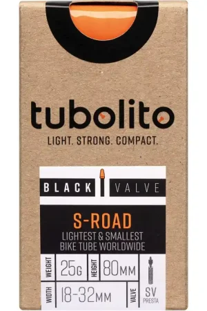 Tubolito binnenband S-Tubo Road 700c 18 – 28mm fv 80mm Rechtstreeks Van De Fabrikant