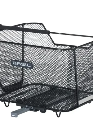 Snelle Levering Basil mand Lesto MIK 35L zwart 24x32x17cm
