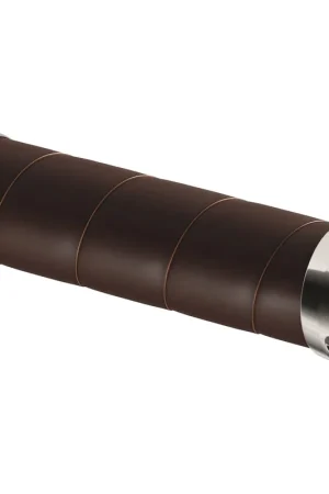Brooks handvatten Slender Leather grips 100/130mm a brown Alleen Vandaag