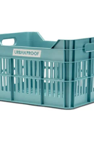 Finale Uitverkoop Urban Proof fietskrat 30L sky blue Recycled 40x30x25cm