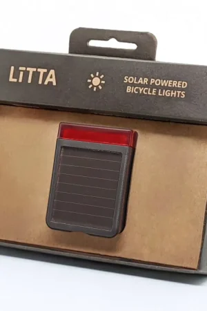 Snelle Levering LITTA achterlicht zonne-energie zwart