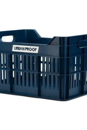 Urban Proof fietskrat 30L dark blue Recycled 40x30x25cm Korting