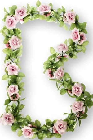 Snelle Levering Basil bloemslinger rozen roze