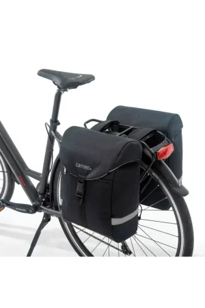 Cameo fietstas dubbel Sports bag black 28L Betrouwbaar