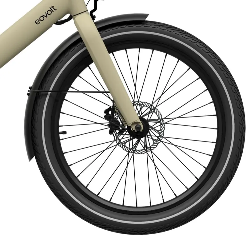 Gereduceerde Prijs Eovolt voorwiel 24 inch zwart