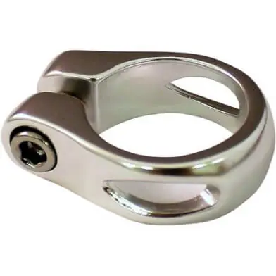 Snelle Levering Union zadelpenklem 34.9mm sleuf zilver