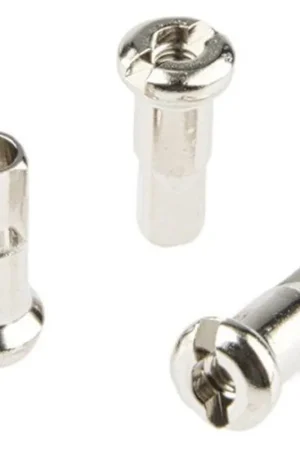 Alpina spaaknippel spaak 12 14mm messing nikkel zak (144 stuks) Laatste Versie