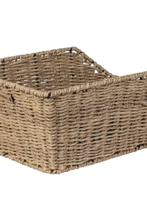 Voordeelprijs Basil mand Cento rattan look 22L seagrass 47x34x22cm