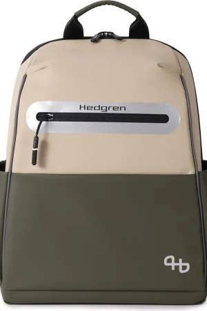 Seizoensaanbieding Hedgren Commute Bike Rim backpack 14L Beige/Olive