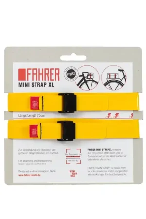 FAHRER Cargo Mini strap XL 70x2cm geel (2 stuks) Bestel Nu