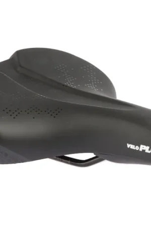 Laatste Versie Velo zadel E-bike Comfort met handgreep zwart