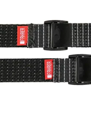 FAHRER Cargo Mini strap reflectieectie M 35x2cm zwart (2 stuks) Goedkoop