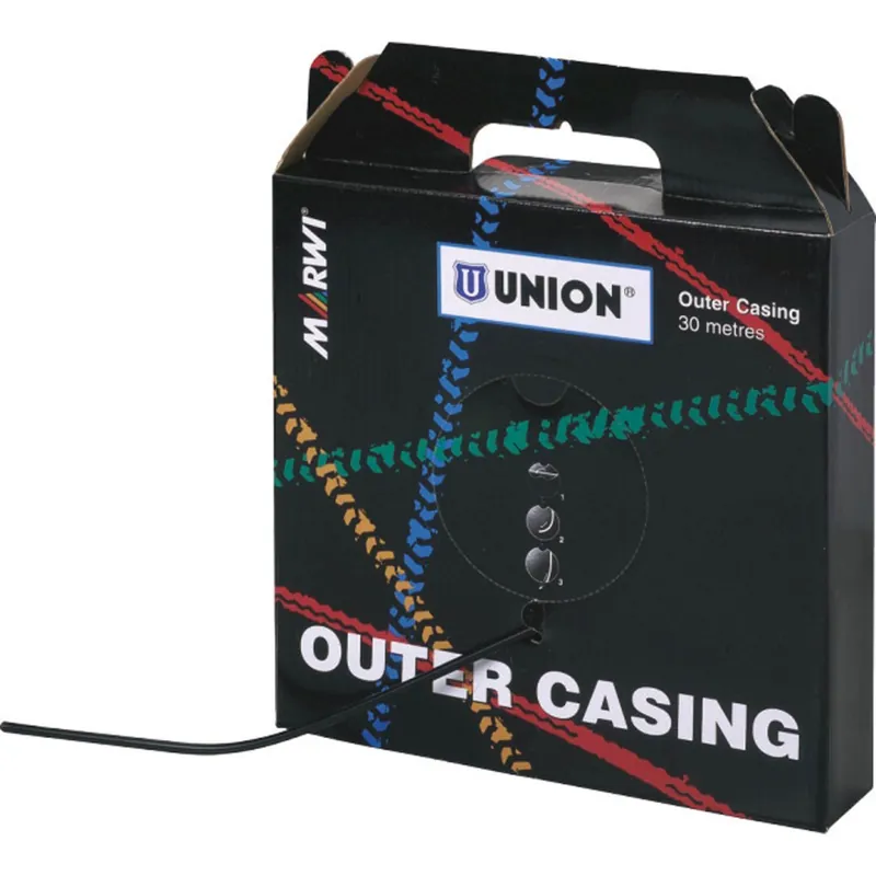 Union rem buitenkabel5mm zwart rol (30m) Voordeelprijs