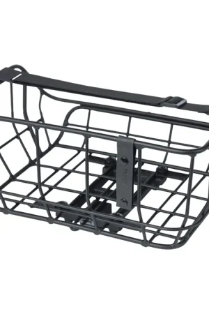 Snelle Levering Basil mand Portland achterop MIK 25L mat zwart 27x35x22cm