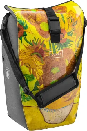 Clarijs fietstas solobag 24L Van Gogh sunflowers Express Levering