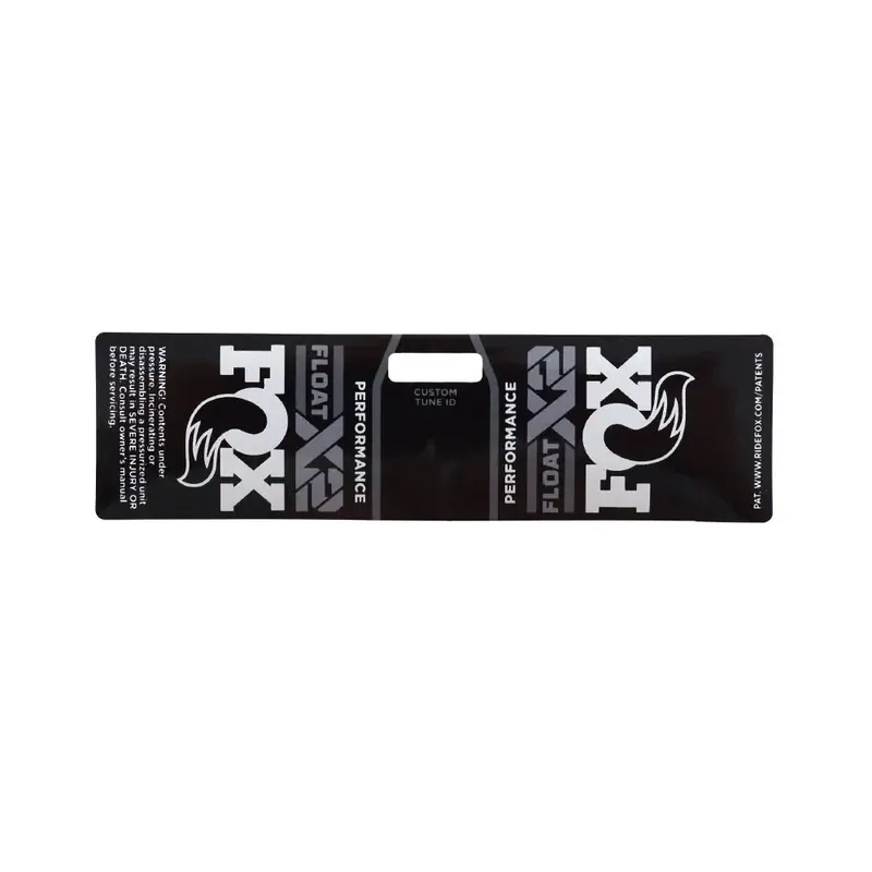 Fox Factory Harsstickers P-S Float X2 2021 Gratis Retour