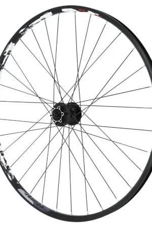 Aanbieding Velox Dubbelwandig voorwiel met naafoog shimano 6 gaten 32 spaken velg Karma Disc Shimano M475 32 21C