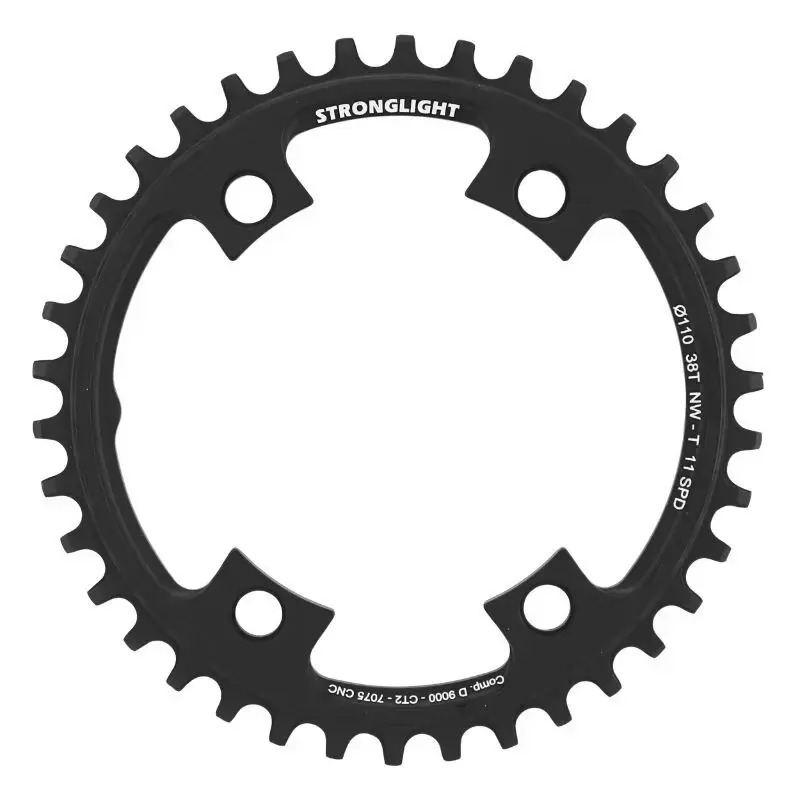Beperkte Voorraad Stronglight Tray gravel 4 branches Shimano Ultegra 6800 Ct2 38Dts Mono Shimano Dura-Ace 9000 - 105 5800 11V.