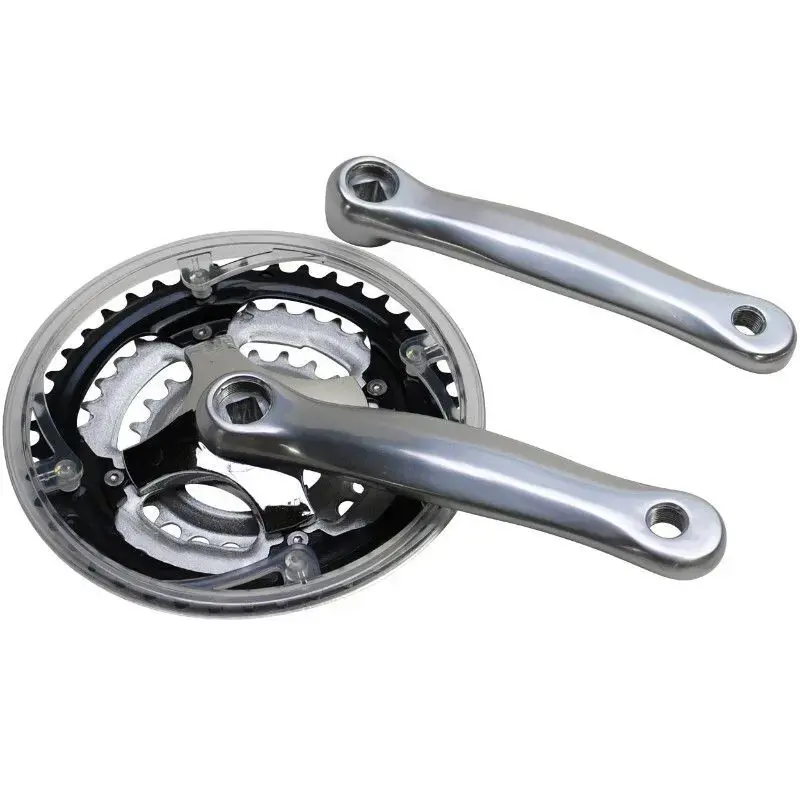 P2R Aluminium mountainbike crankstel met kettingkast 7-8V. 170 mm 42-34-24 Nu Kopen