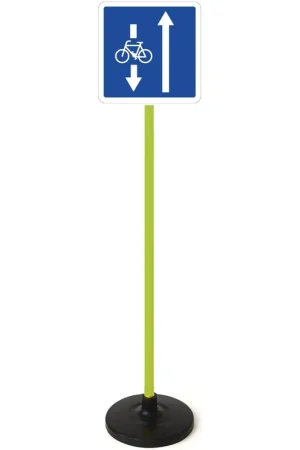 Op = Op Tremblay CT Fietspad dubbelrichtingsverkeer verkeersbord