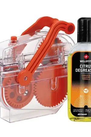 Weldtite Fietskettingreiniger met citrusontvetter Dirtwash Exclusieve Aanbieding