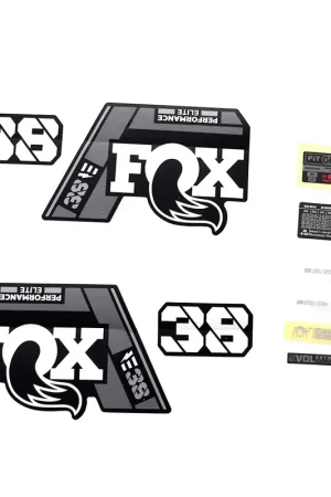 Actieprijs Fox Racing Decalset Fox 2021, 38, P-SE, E-Bike+, Logo, Fork