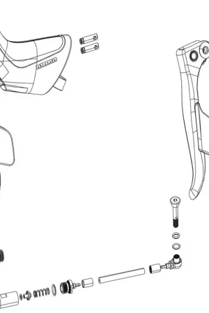 Aanbieding Sram Vervangingsset voor rechterhendel Apex Etap Axs
