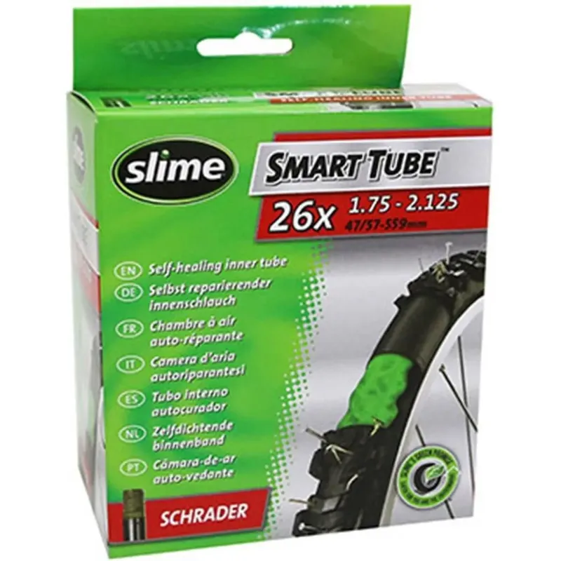 Slime Schraderklep luchtkamer met anti-lekvloeistof 26 x 1.75-2.10 Merkproduct